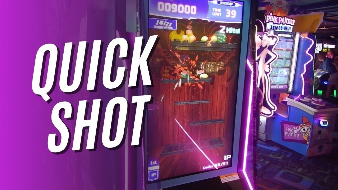 Quick Shot: Fruit Ninja With A Gun! At Niagara Falls Great Canadian Midway
