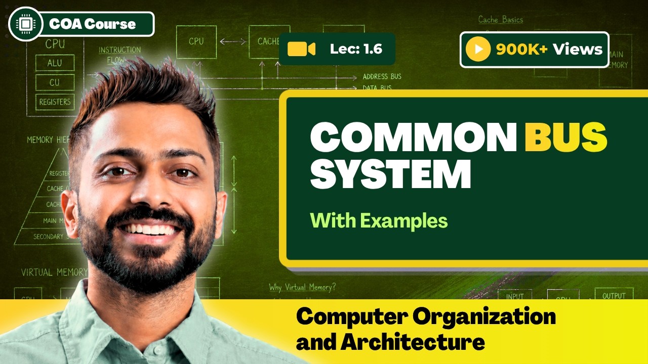 L-1.6: Common Bus system| How basic computer works
