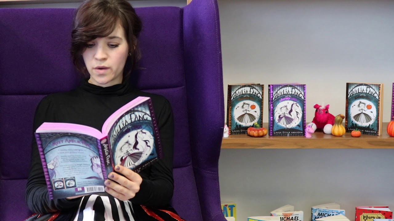 Meet Fabio the Unicorn! Funny reading from Amelia Fang and the Unicorn Lords by Laura Ellen Anderson