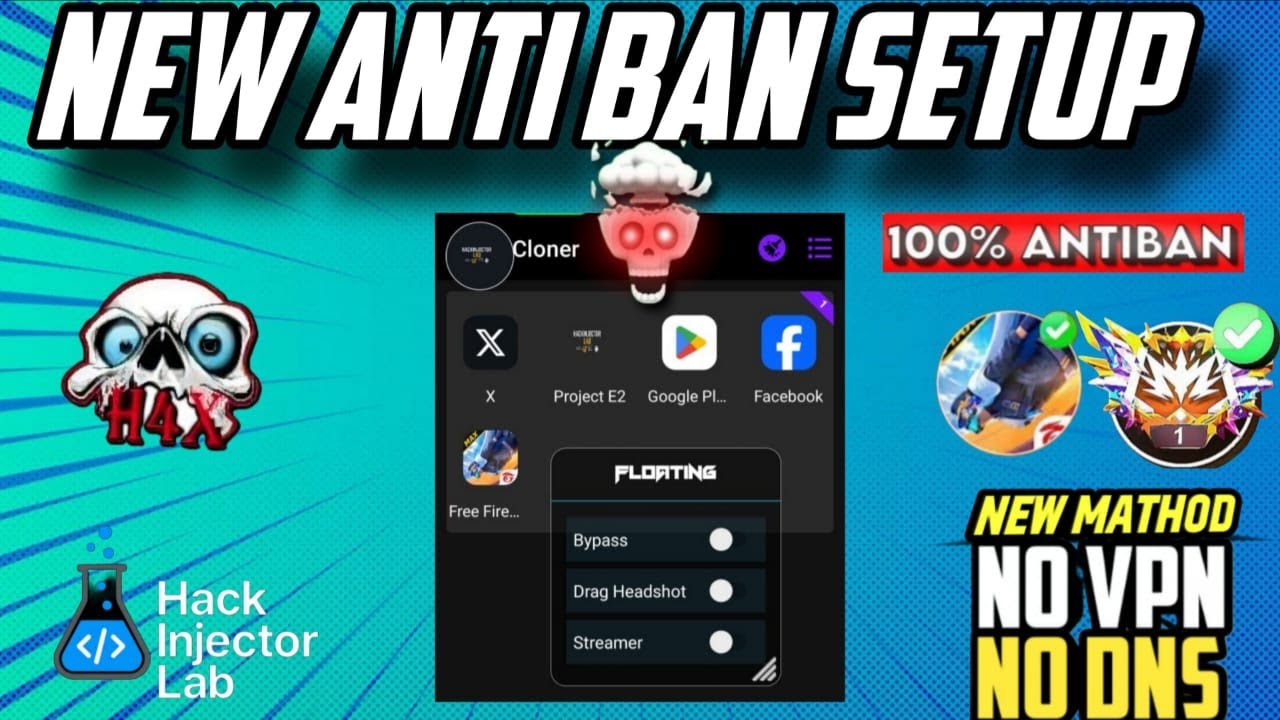 New Antiban Antiblacklist Virtual Setup For FF AND FF MAX | ALL DEVICES WORK IN HINDI OB49-OB50