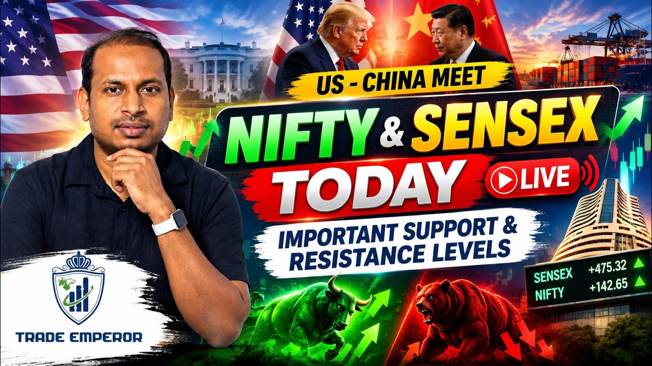 🔥 NIFTY & SENSEX LIVE MARKET PREDICTION | TODAY KEY LEVELS & MARKET ANALYSIS