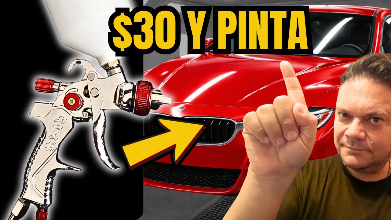Pistola Para Pintura Automotriz: reguladores, funcionamiento, partes, consejos.