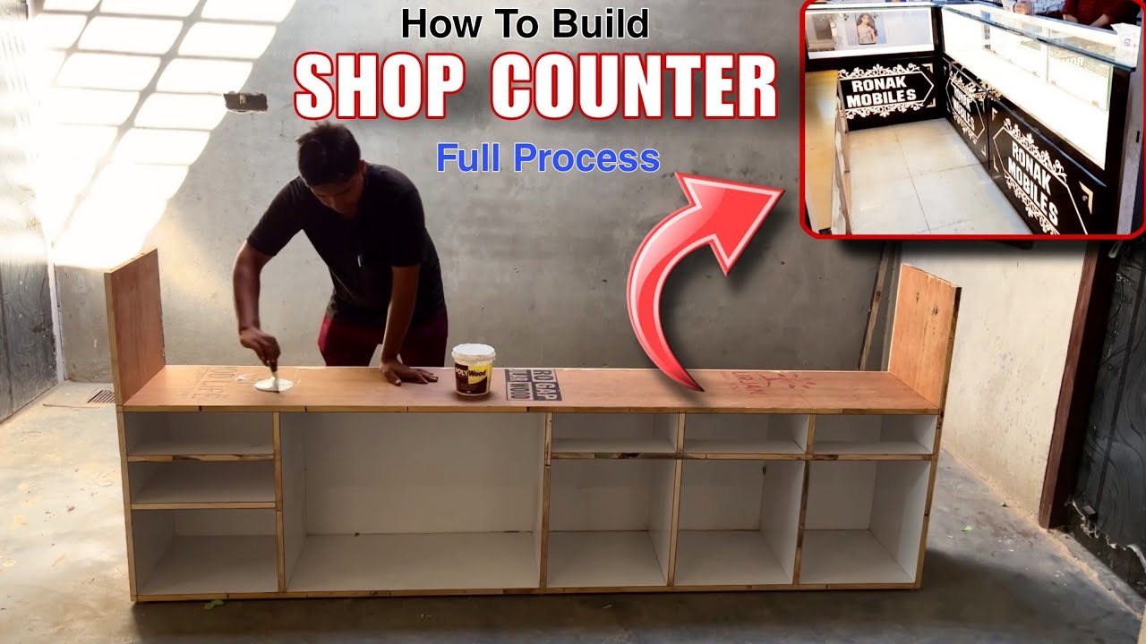 How To Build Beautiful Shop Counter Size 96