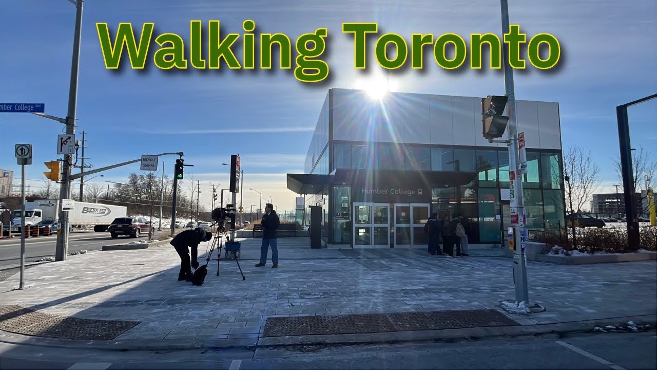 Walking Highway 27 in Etobicoke Toronto's West Humber-Clairville District 12/8/2025