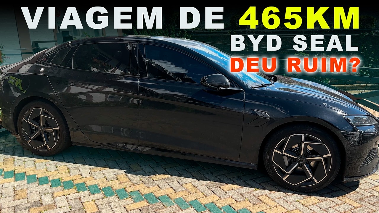 🚗 VIAJEI 465km com o BYD Seal: A Autonomia Surpreendeu! Será Que Vale a Pena?