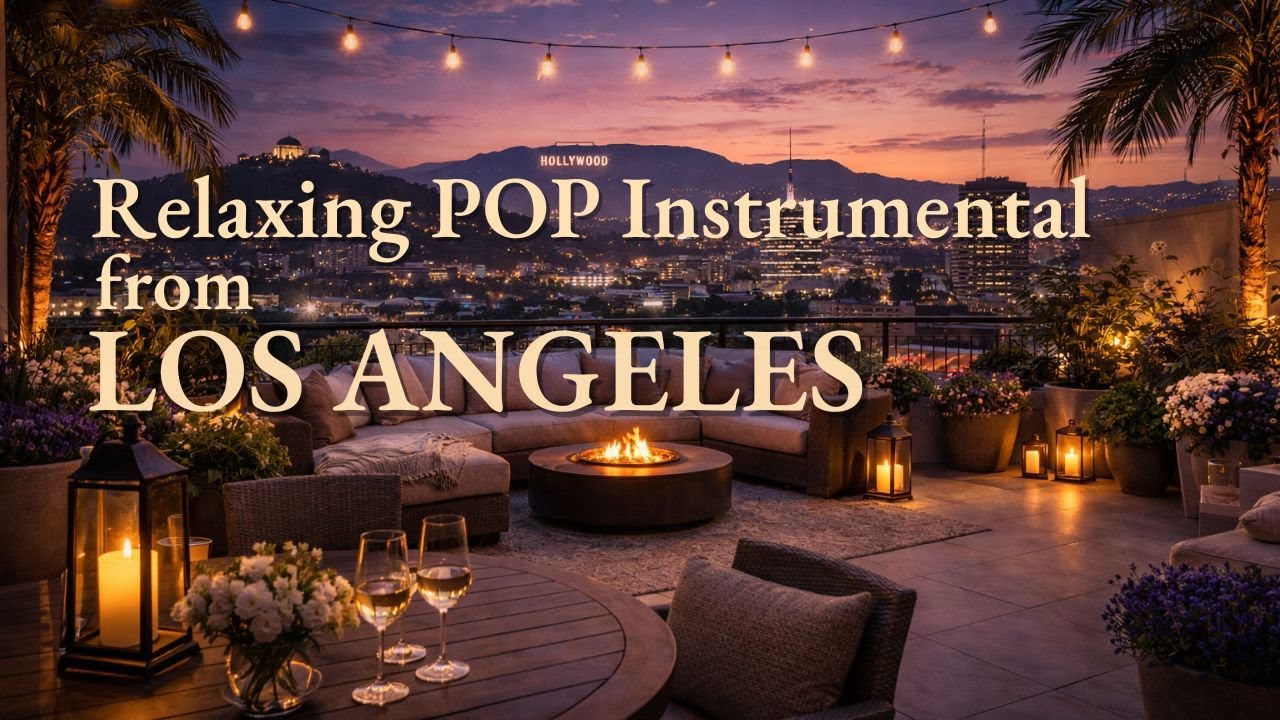 RELAXING Los Angeles Midnight Pop &ndash; Smooth Instrumental for Focus, Study & Sleep