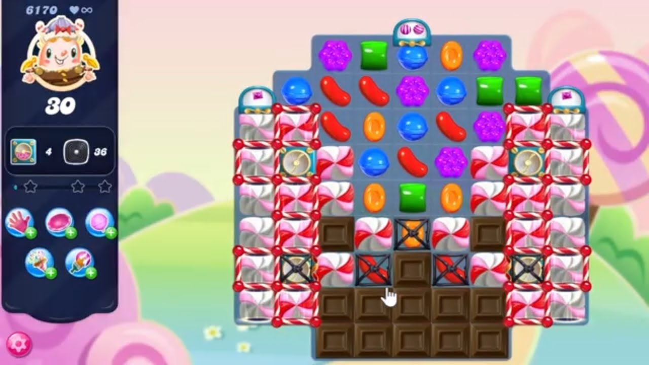 Candy Crush Saga LEVEL 6170 NO BOOSTERS (new version)