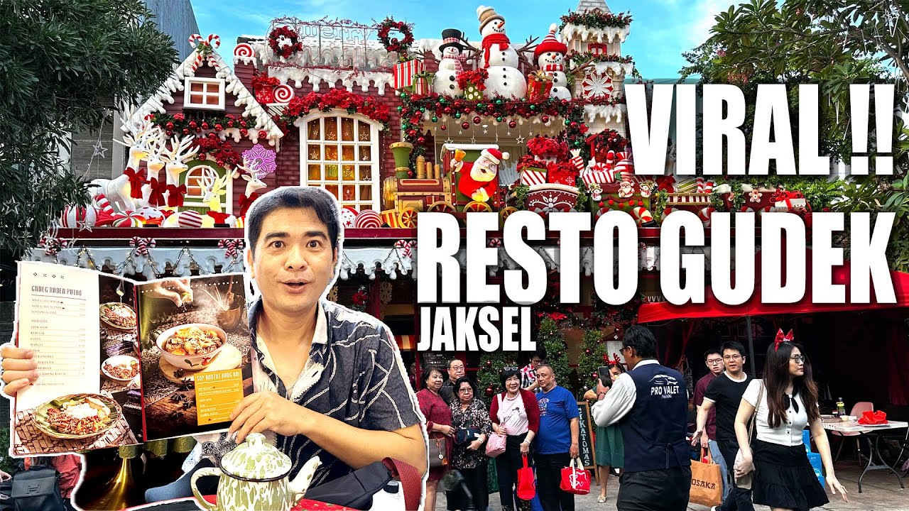 HIDDEN GEM! DEKORASI NATAL VIRAL JAKARTA! EKSPLOR GUDEK RADEN PUTRO DI JAKSEL | TRAVEL VLOG JAKARTA
