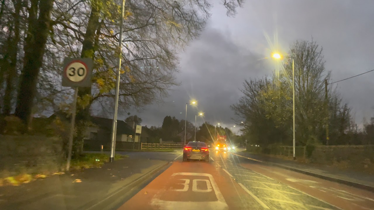 Markethill To Armagh Evening Time Driving Northern Ireland Uk
