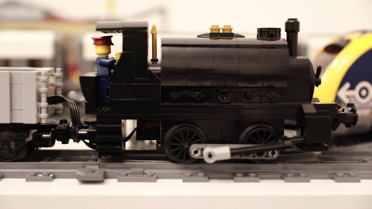 Lego Caledonian 264 class Smokey Joe MOC 0-4-0 + trucks update.
