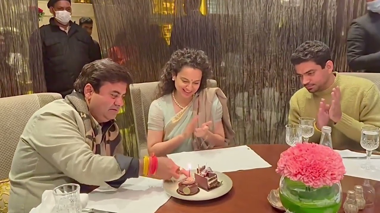 BIRTHDAY CELEBRATION WITH SISTER KANGANA RANAUT । MLA UMESH KUMAR UTTRAKHAND  । VIDHAYAK KHANPUR