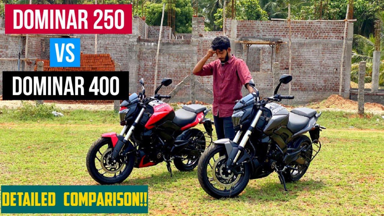 Dominar 250 vs 400 - Which One To Buy?🤔 | Detailed Comparison Video | The Gear Shifters | TAMIL