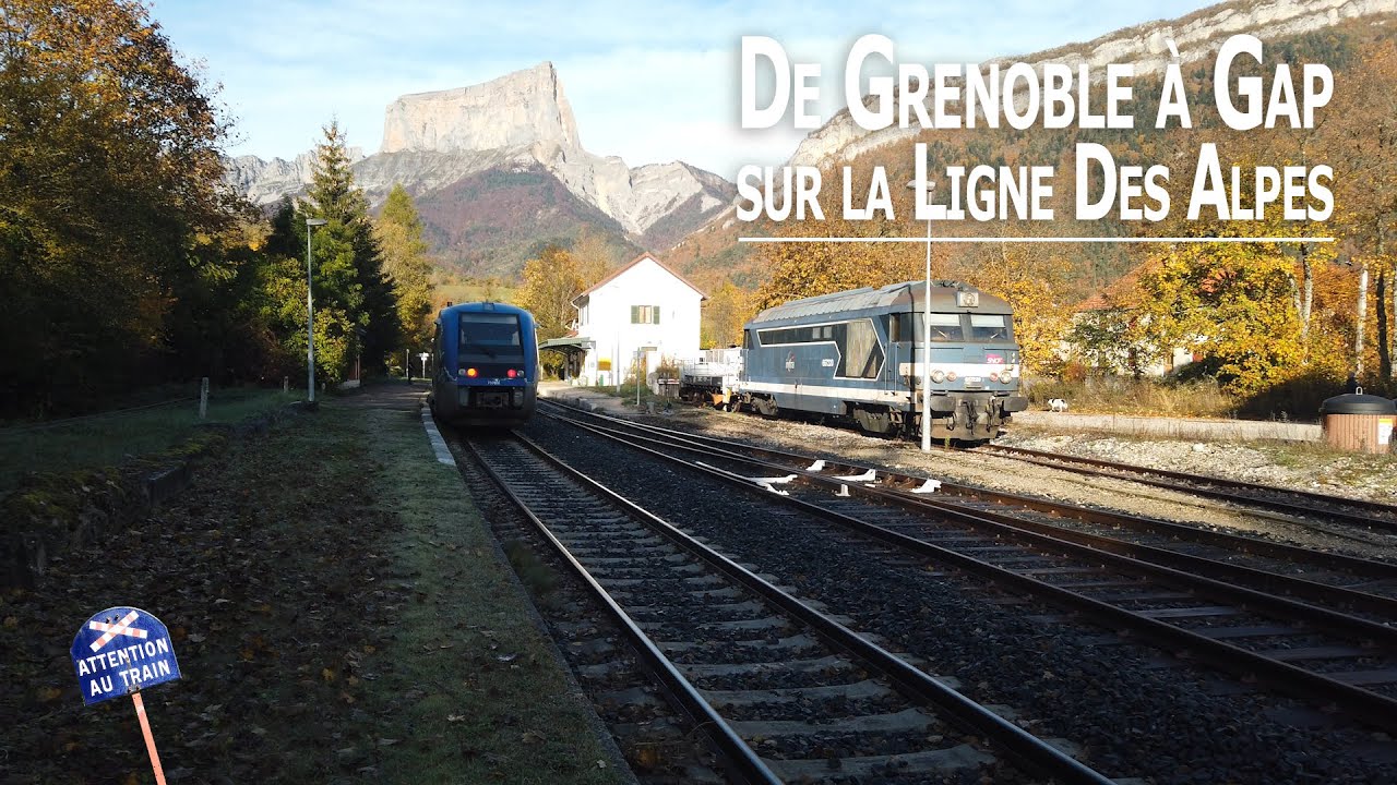 Sur la ligne des Alpes entre Grenoble et Gap