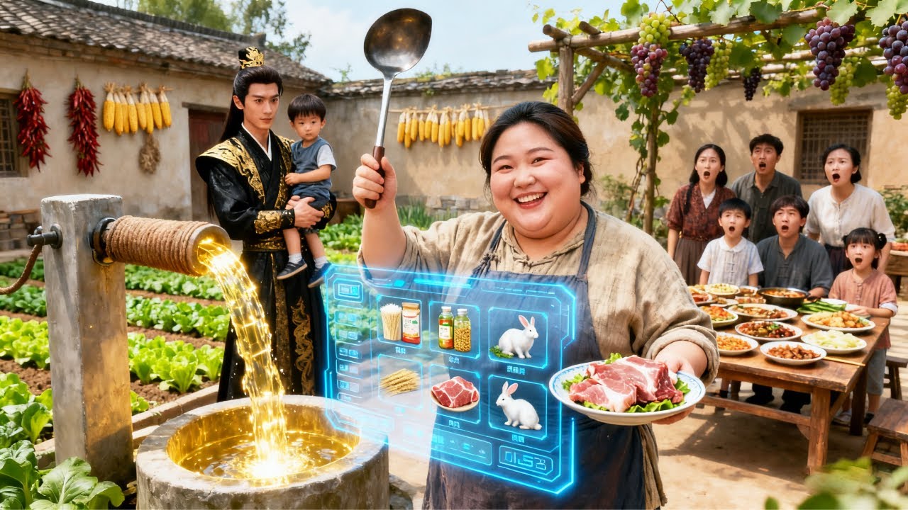 重生回飢荒年200公斤胖子，隨手救下一個乞丐，誰知真實身分竟是王爺，重金風風光光娶她過門，從此人生逆襲！#大陆剧 #短剧