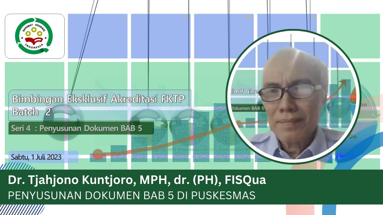 Batch 2 Seri 4: Dr. Tjahjono Kuntjoro, MPH, dr. (PH), FISQua - Penyusunan dokumen Bab 5 di Puskesmas