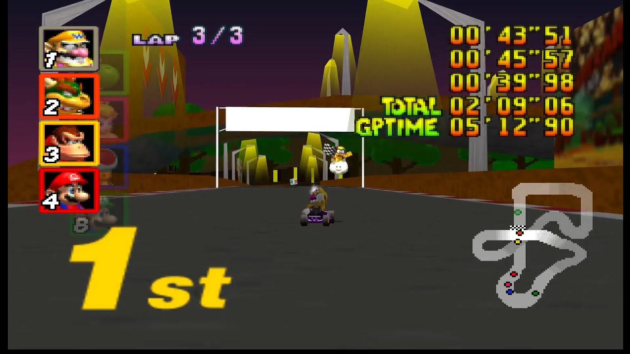 Mario Kart 64 Amped Up 3.01 - Mushroom Cup 150cc