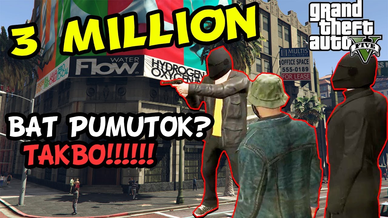 GTA V | MALAKING BANKO HEIST(TAGALOG)
