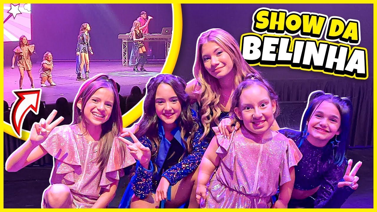 Maria Clara fez participação especial no Show da Belinha - MC Divertida