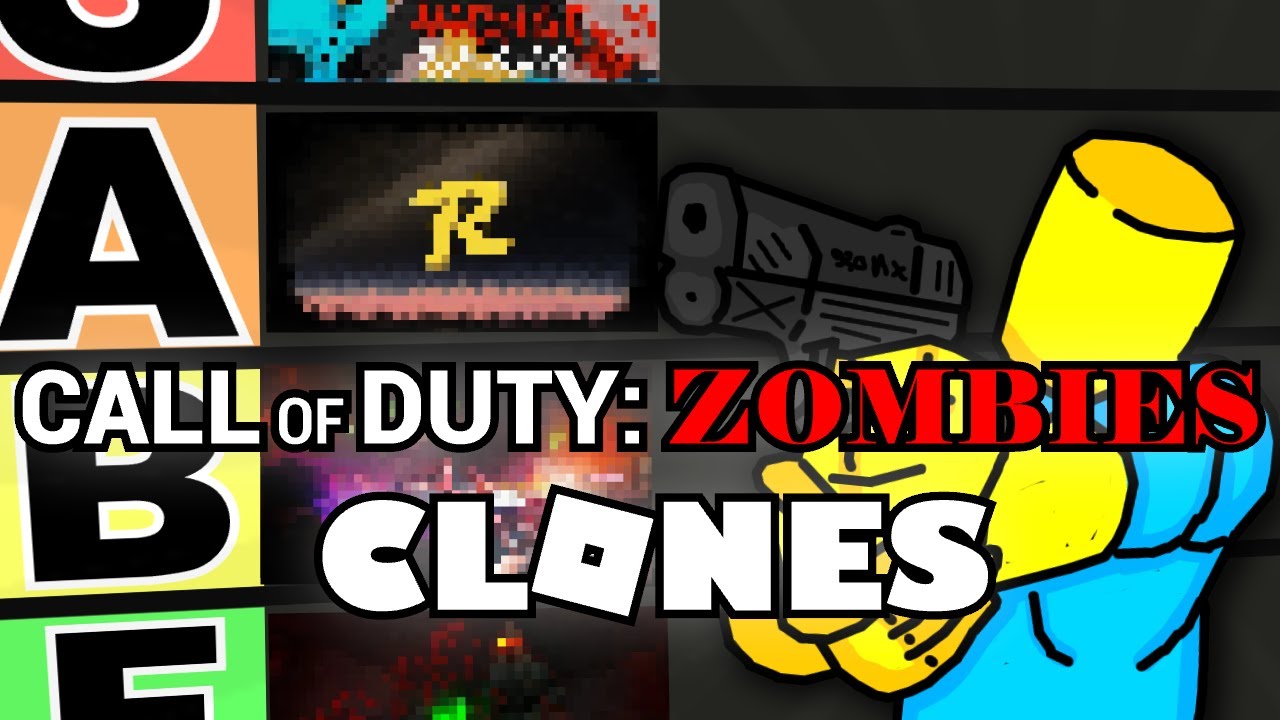 RANKING ALL CALL OF DUTY ZOMBIES CLONES ON ROBLOX | TIER LIST | POPULAR STEAM GAMES ON ROBLOX