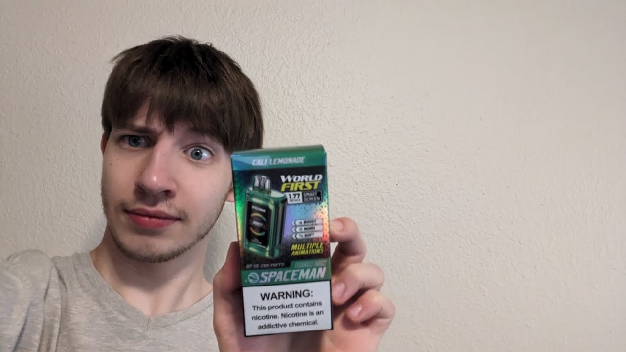 SPACE MAN 🚀🌌 20K PUFF DISPOSABLE VAPE REVIEW AND SHOWCASE