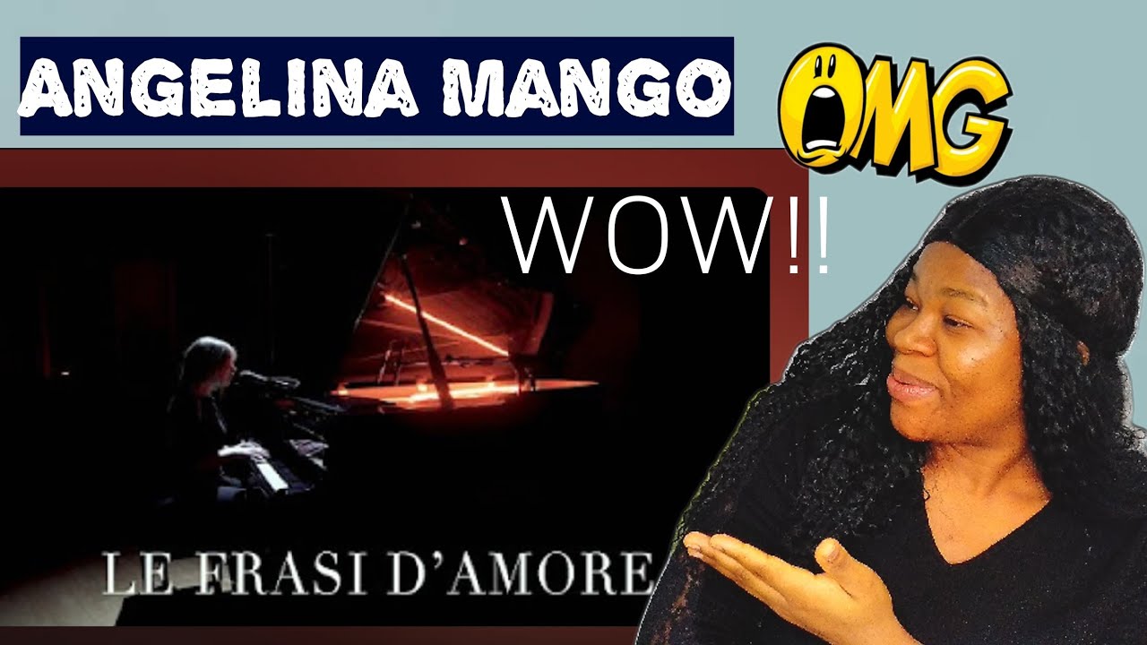 First Time Reaction to ANGELINA - Le Frasi d'Amore (live session 05 03 2020)