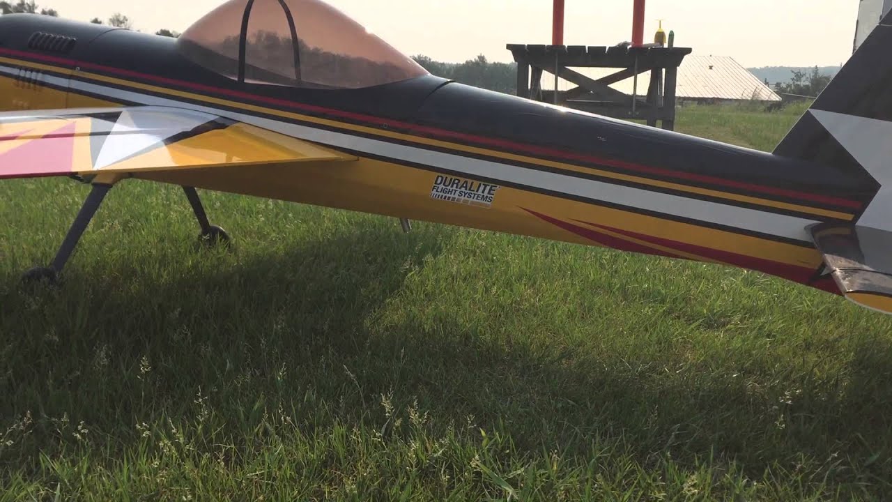3dhs yak, eme 70 twin, pro flow tuned pipe.