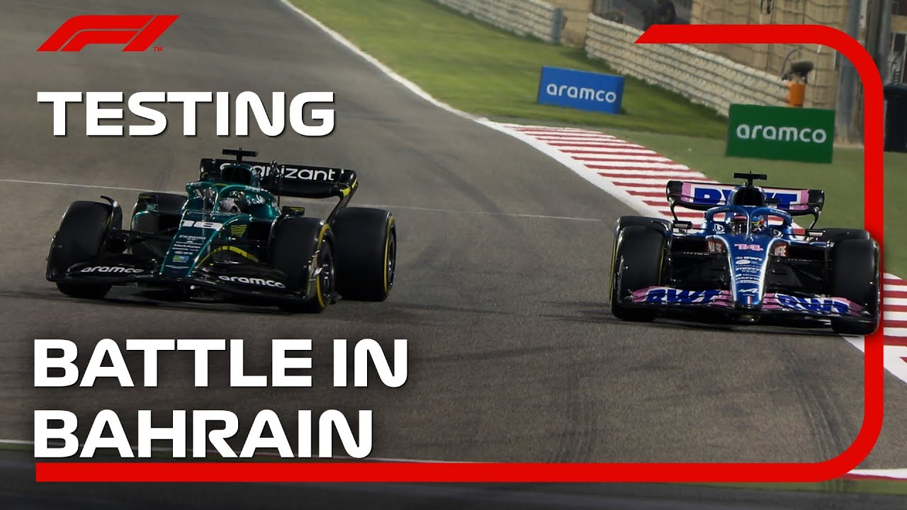 Lance Stroll And Fernando Alonso's On-Track Battle! | 2022 F1 Pre-Season Test Bahrain