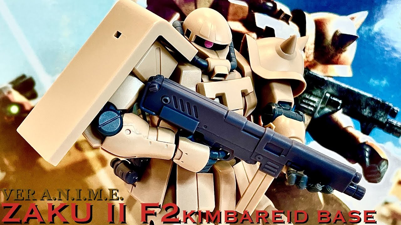 Robot Spirits MS-06F-2 Zaku II F2 [Kimbareid Base] (ver. ANIME) Review