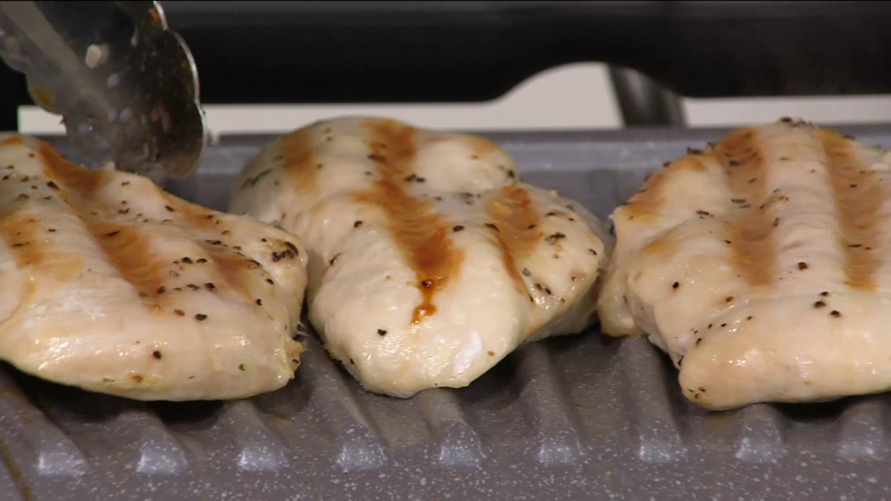 T-Fal Opti Grill with Ceramic Plates & Recipe Book on QVC