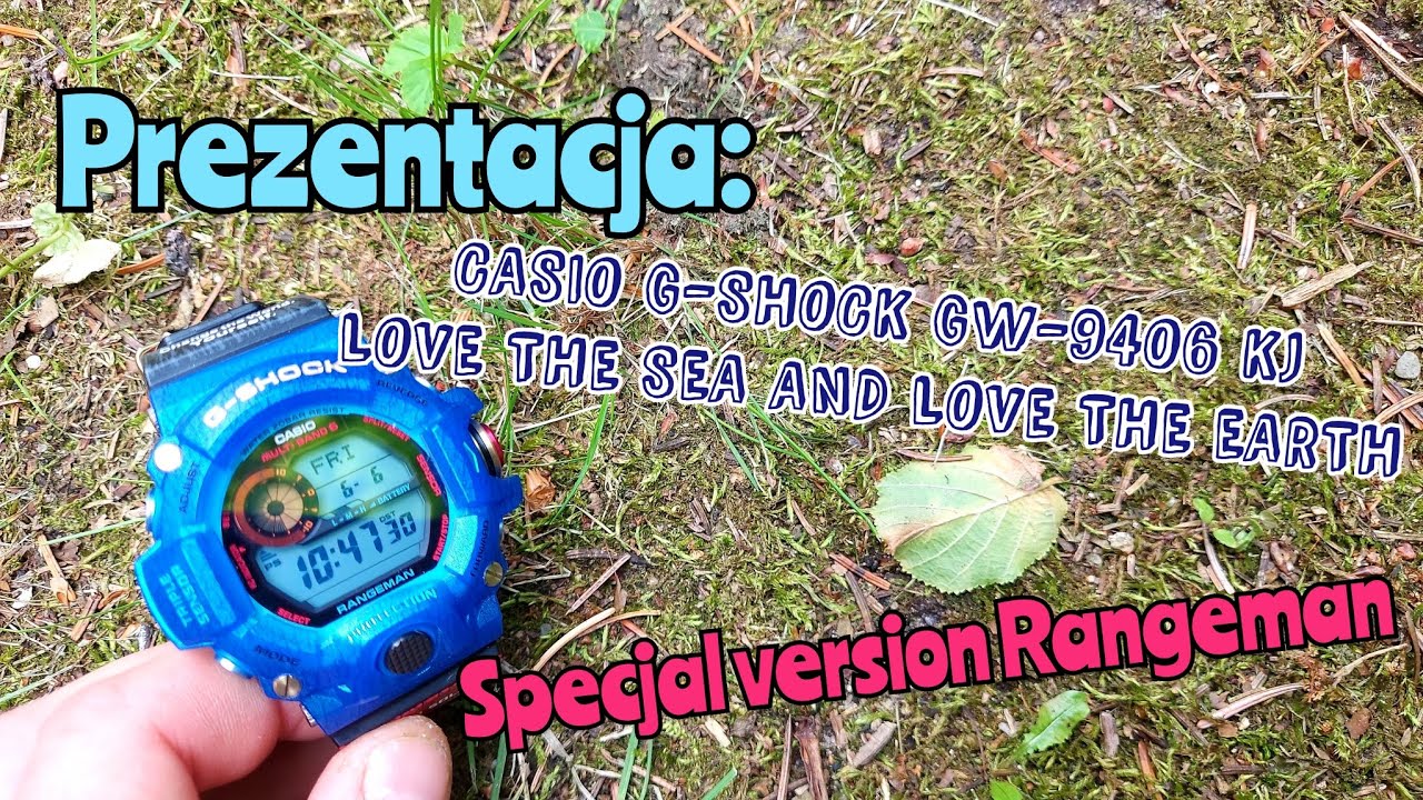 Casio G-shock GW-9406KJ Love the Sea and Love the Earth specjal version, prezentacja modelu