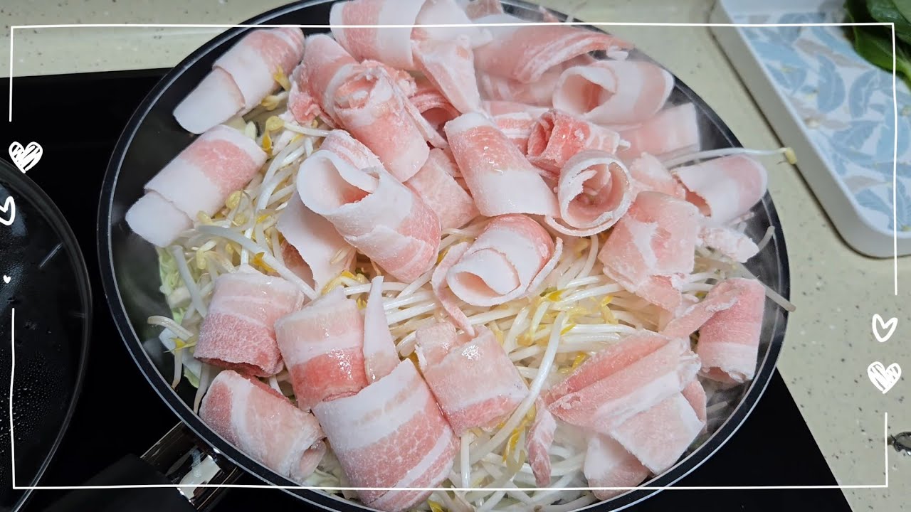 [vlog] 야채찜인척 하는 고기찜
