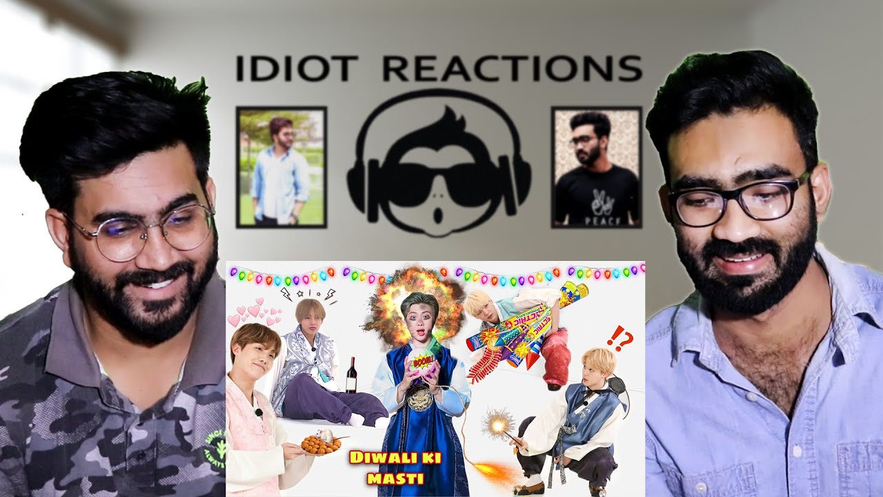Pakistani Reaction on  BTS Ki Diwali Masti // Hindi dubbing 🪔🧨