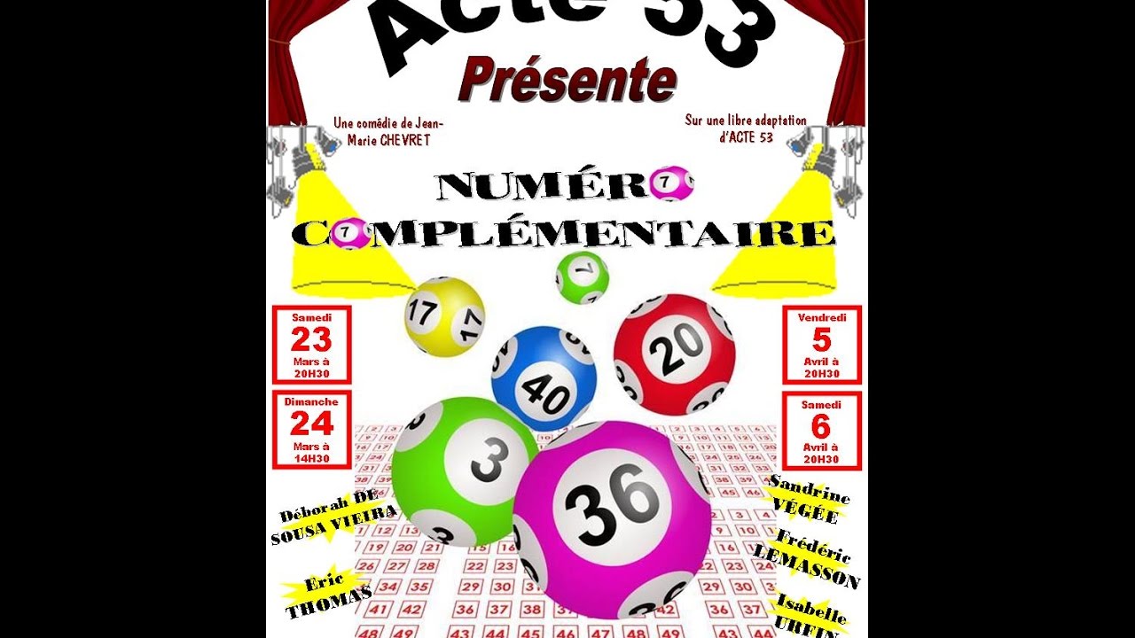 Numéro complémentaire (Pièce de théâtre complet) - Acte 53 / 2013