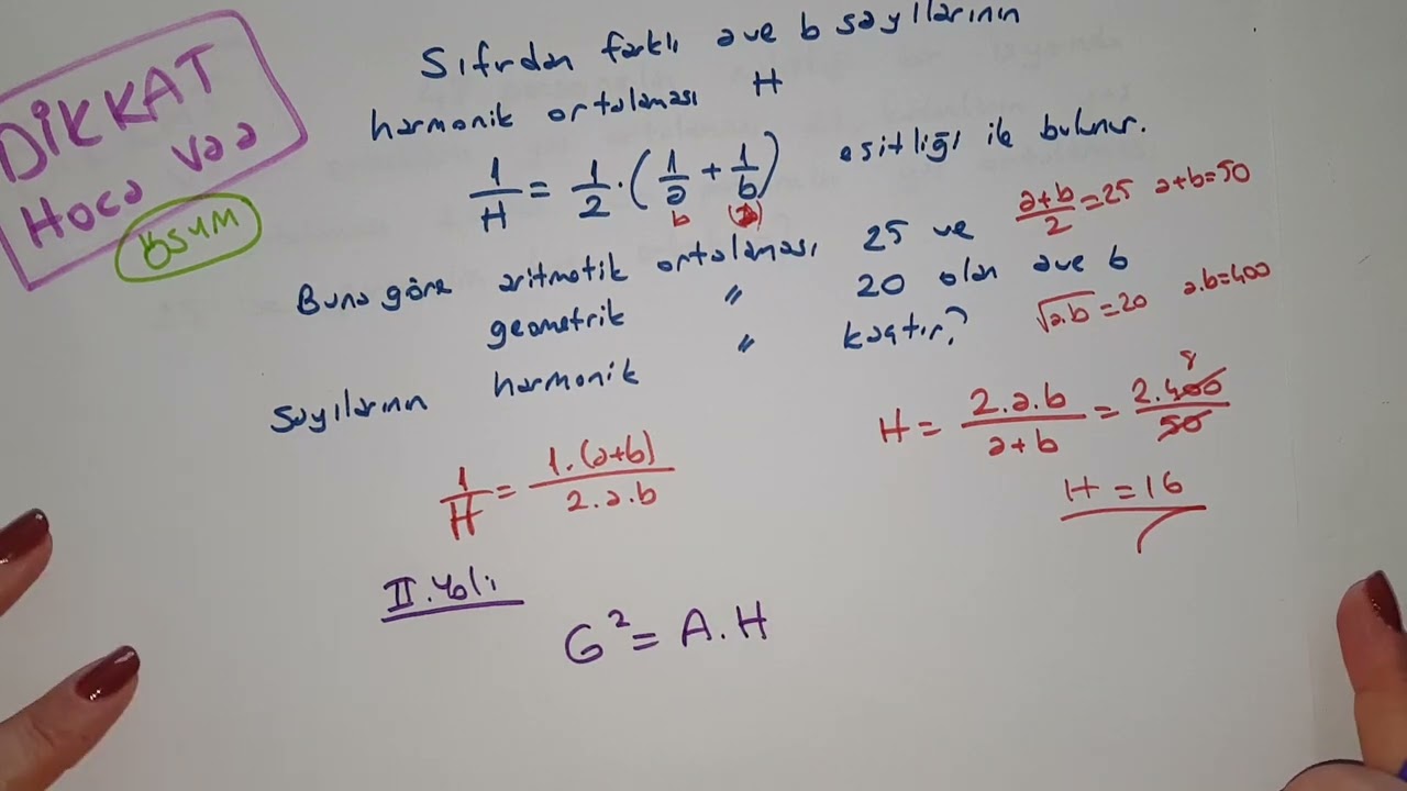 Ortalamalar / Oran Orantı #5