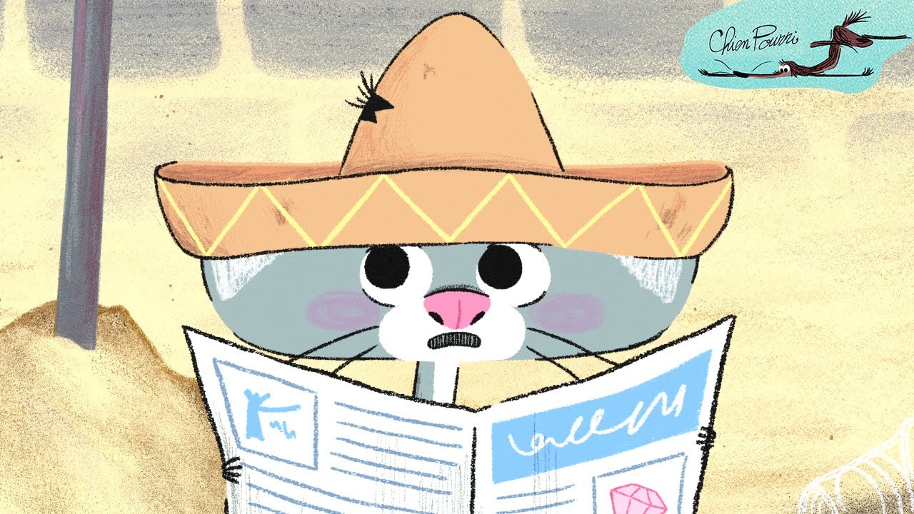 Chien Pourri A La Mer | Chien Pourri (S01E16) | Dessin animé pour les enfants