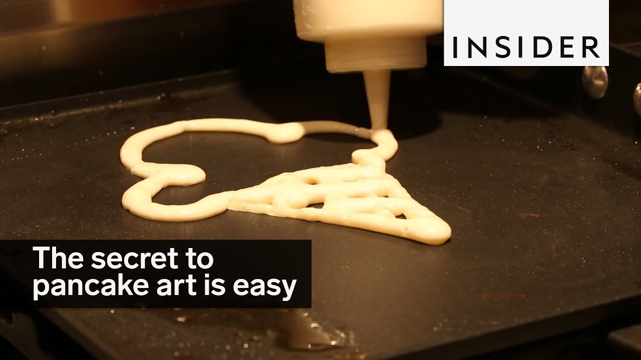 The secret to making pancake art is ridiculously simple