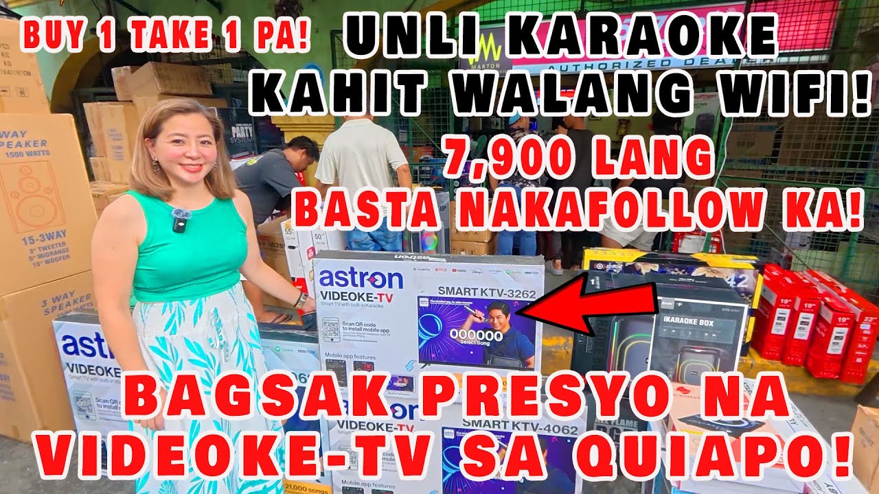 CANVAS TAYO PAMBAHAY VIDEOKE-TV BAGONG GAWA SA QUIAPO |ASTRON SMART KTV MY KASAMANG BUILD IN KARAOKE