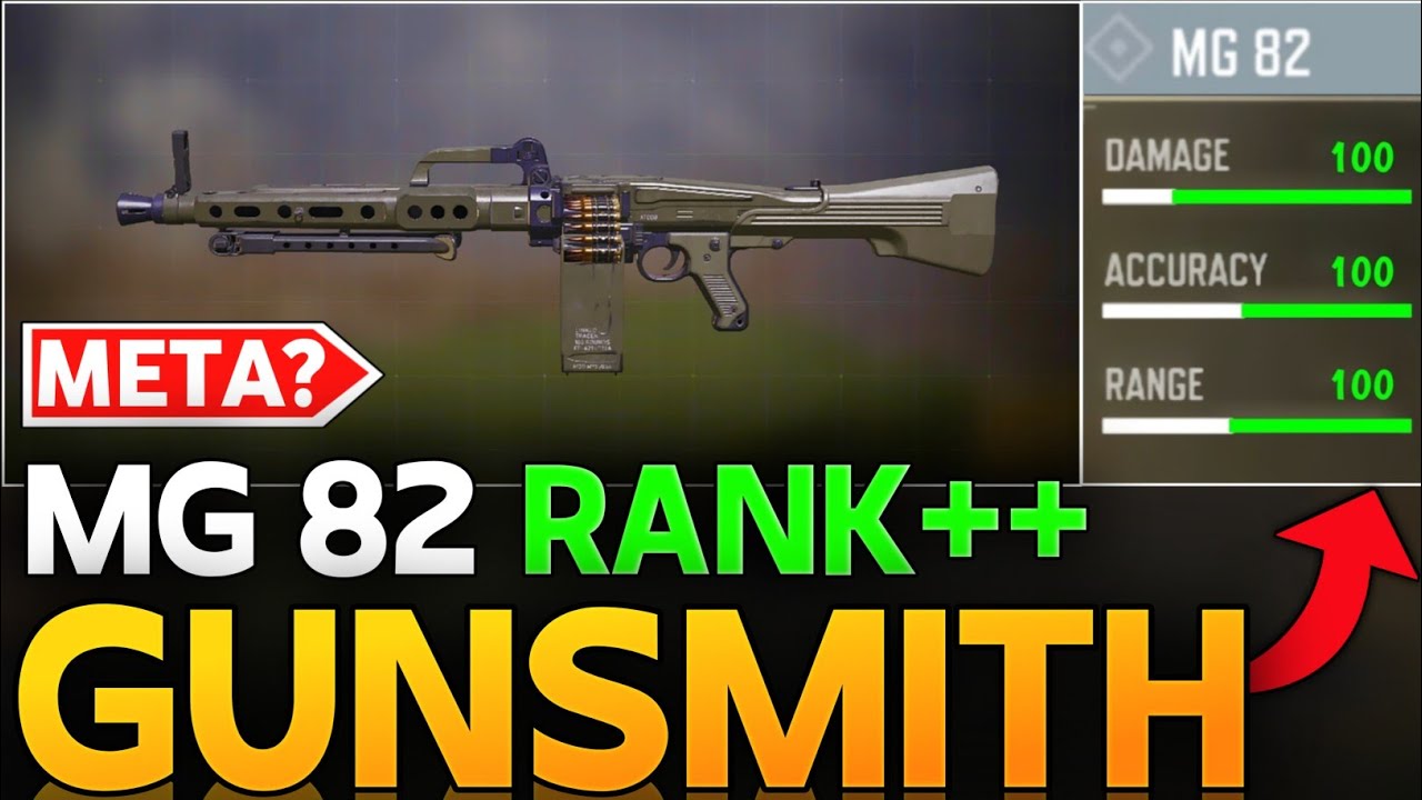 MG 82 IS BETTER THAN MG 42 ? MG 82 BEST GUNSMITH IN CALL OF DUTY MOBILE |