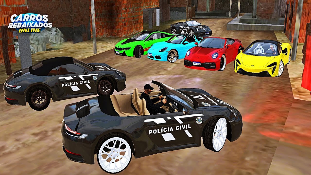 CARROS REBAIXADOS ONLINE | OPERAÇÃO DA CIVIL CERCA CARROS ESPORTIVOS EM RACHA NA FAVELA