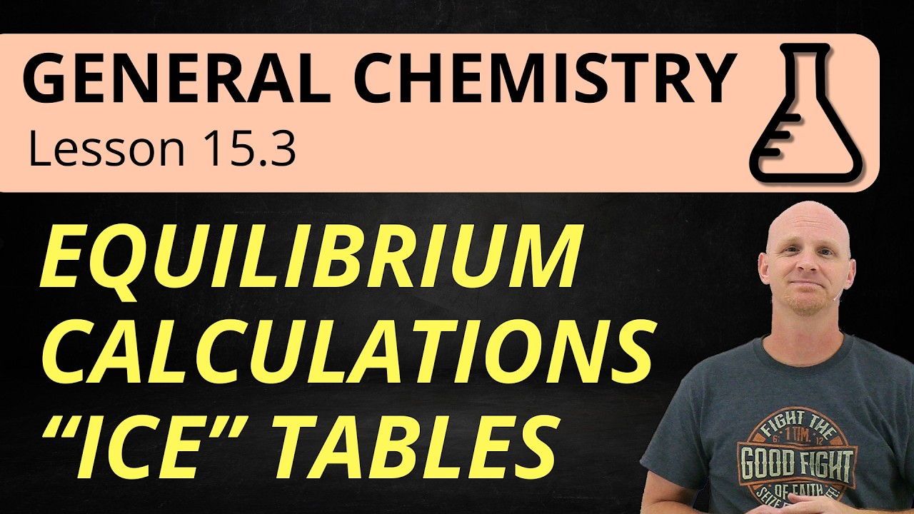 15.3 Equilibrium Calculations Using ICE Charts (aka ICE Tables) | General Chemistry