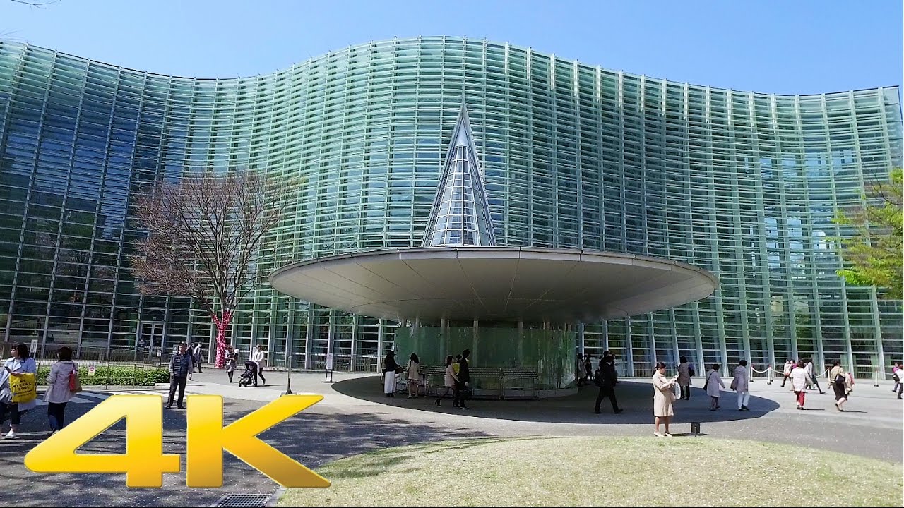 Nogizaka station to The National Art Center, Tokyo on foot - Long Take【東京・乃木坂駅/国立新美術館】 4K
