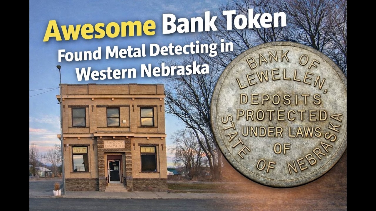 Awesome Bank Token Found Metal Detecting in Western Nebraska