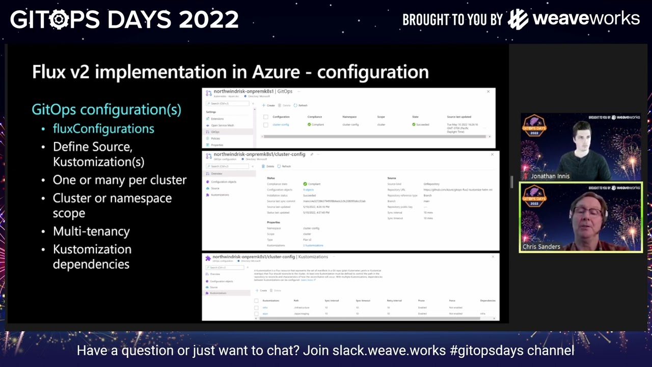 GitOps Days 2022: GitOps in Microsoft Azure with Flux by Chris Sanders & Jonathan Innis