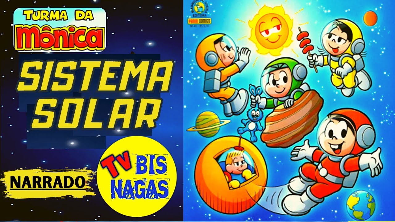 TURMA DA MÔNICA em SISTEMA SOLAR - SistemaSolar|GibiTurmaDaMônica|QuadrinhoMônica|GibiNarrado|Gibi