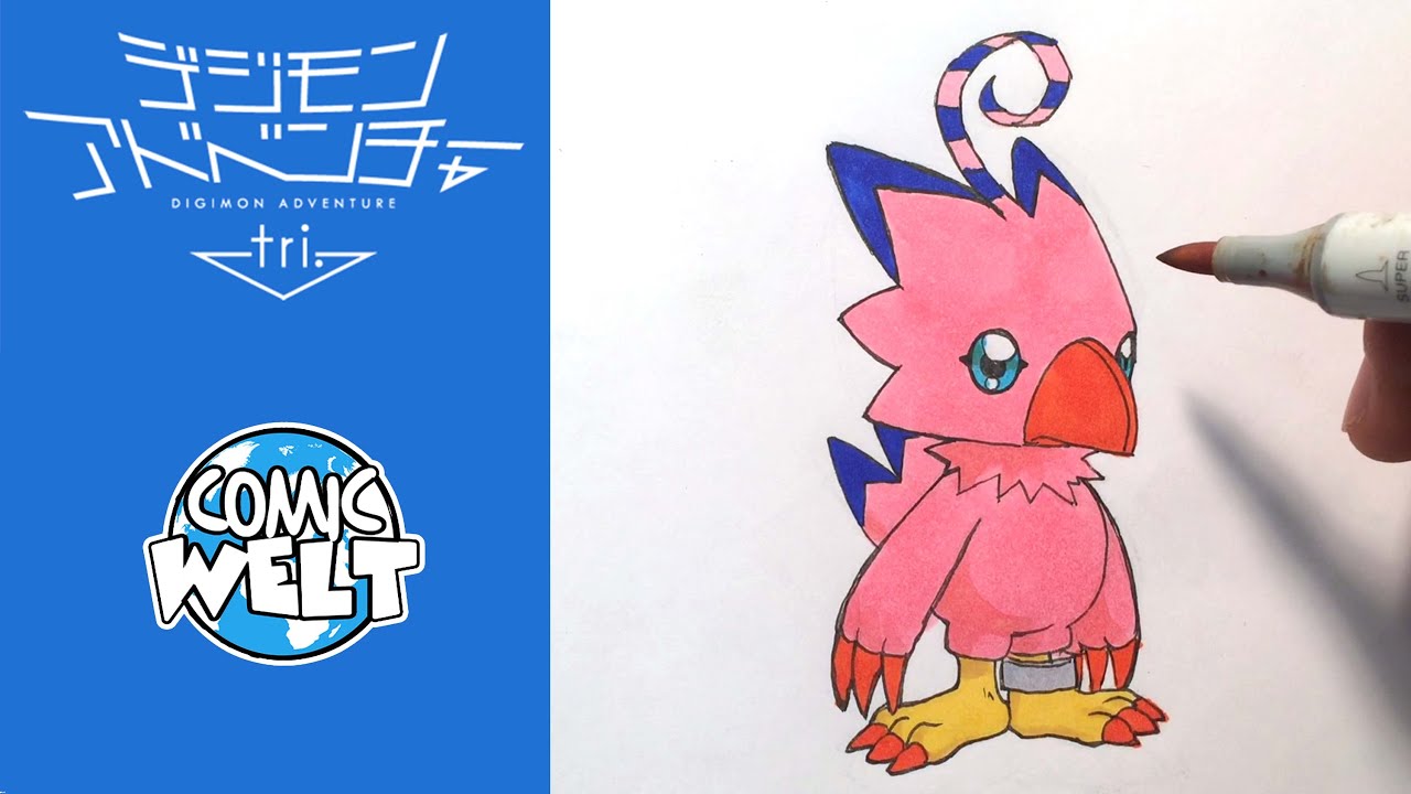 How to draw Biomon  ビヨモン [Digimon Tri] Drawing Tutorial