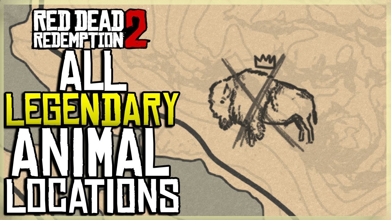 ВСЕ ЛЕГЕНДАРНЫЕ МЕСТА ОБИТАНИЯ ЖИВОТНЫХ В RED DEAD REDEMPTION 2