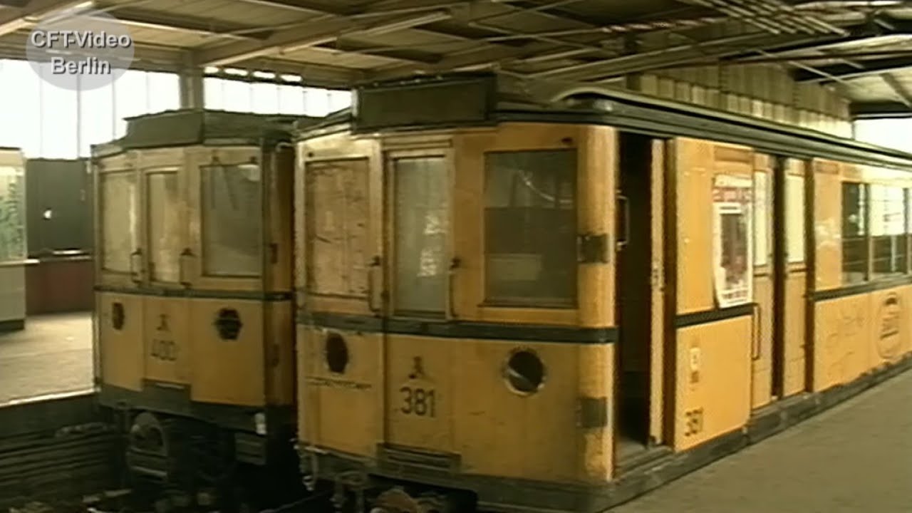 Berliner U-Bahn:  Wiederaufbau nach dem Mauerfall