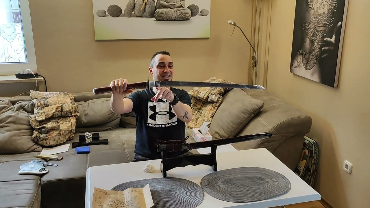 Unboxing - Katanzo  ''ARI NO SAISHO 2.0''  Custom Katana - Optimierte Version - Ari Signatur Blade !