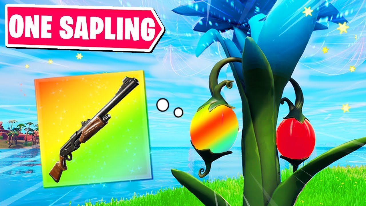 The *ONE* REALITY SAPLING Only Challenge in Fortnite