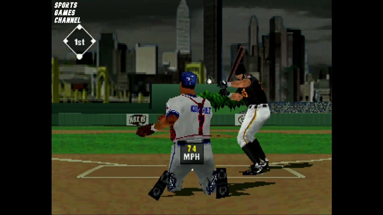 MLB 2003 - PS1 / TEXAS RANGERS vs PITTSBURGH PIRATES / GAMEPLAY